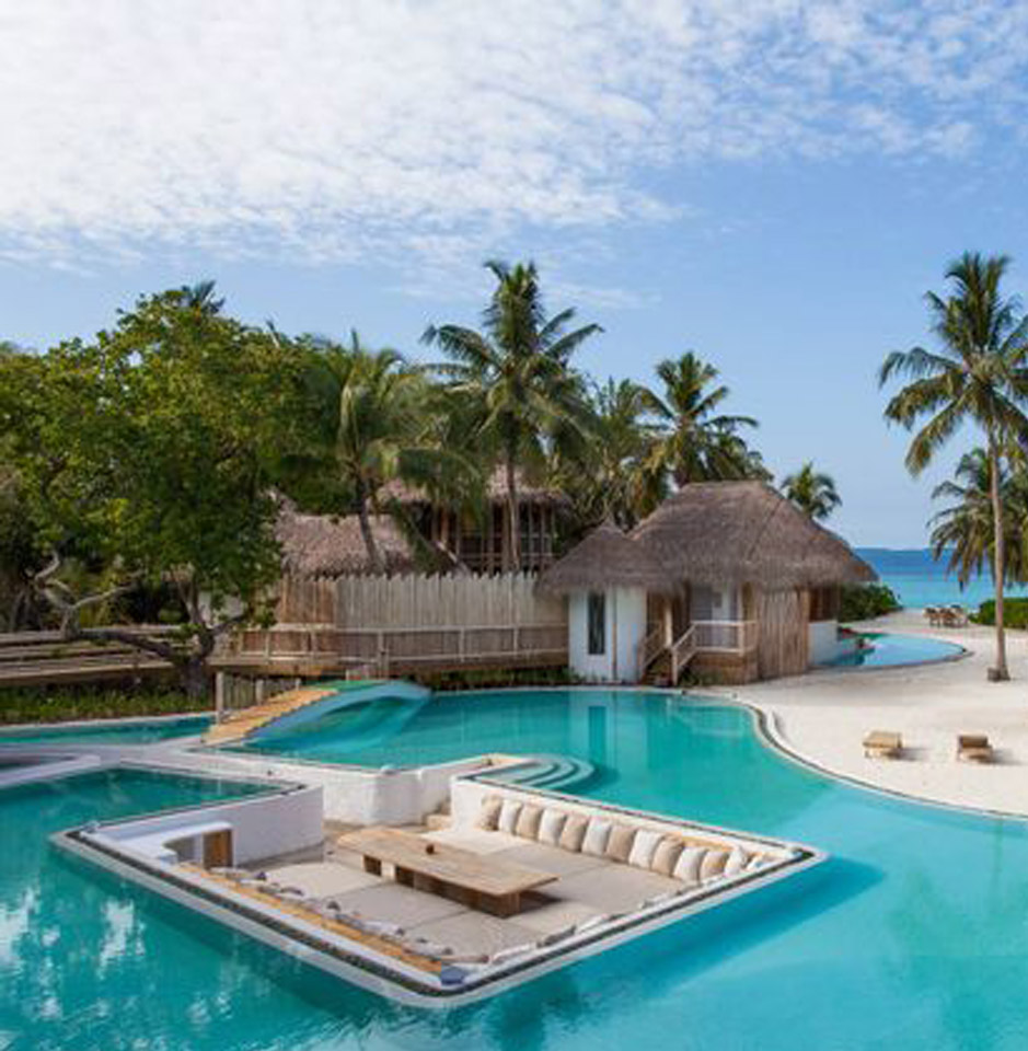maldives beach house
